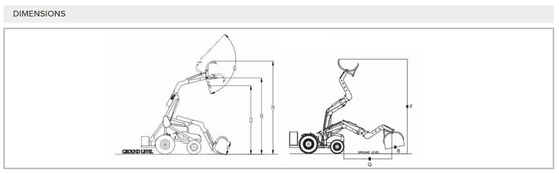 V2 Sugarcane Loader dimensions